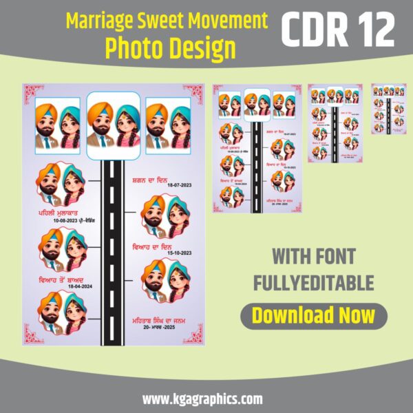 Marriage Sweet Movements Photo Design