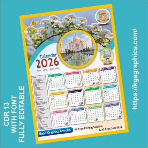 Calendar 2026 with Holidays