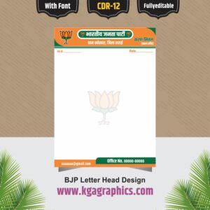 Bjp Letter Head Design