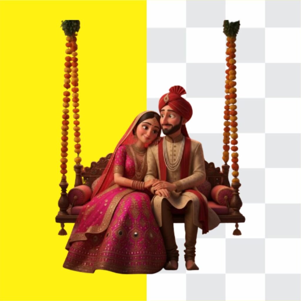 Punjabi Wedding Best Couple Png