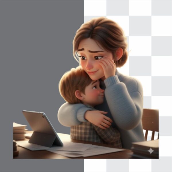 Punjabi Maa Putt Transparent Png