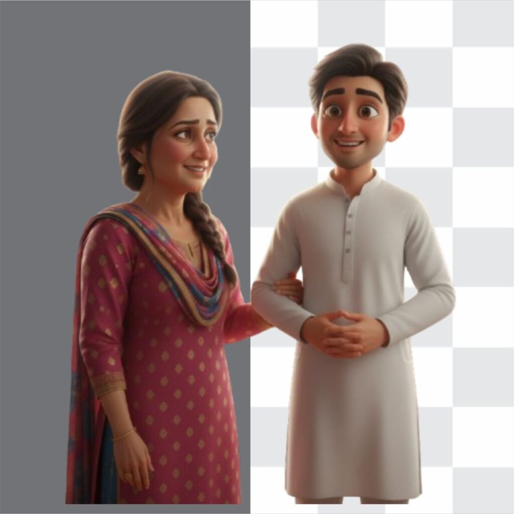 Indian Man-Woman Png Image