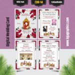 Digital Wedding Card Four Page in English