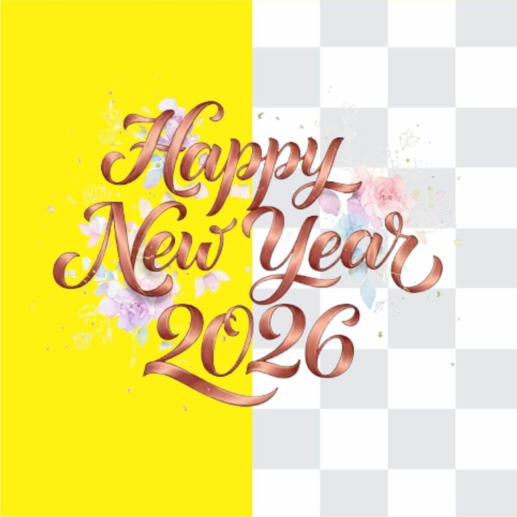 Happy New Year 2026 Png
