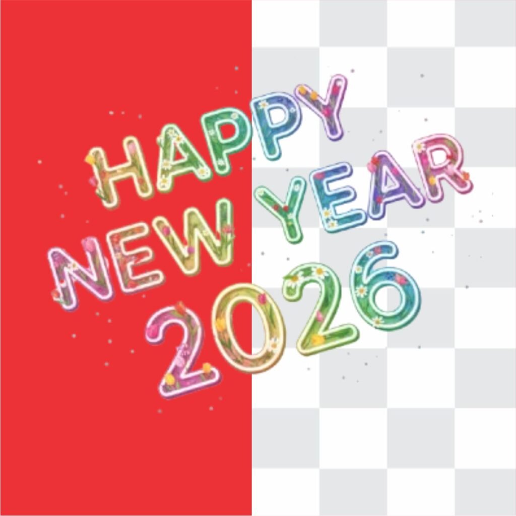 Happy New Year 2026 Stylish Font