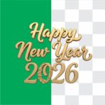 Happy New Year 2026 Bold