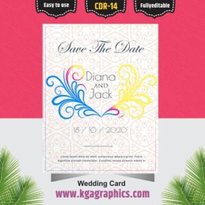 Digital Wedding Card Design New Look 2025