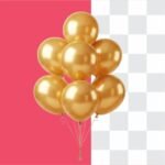 Gold Colour Balloon Png Image