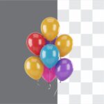 Colourfull Balloon Best Png Image