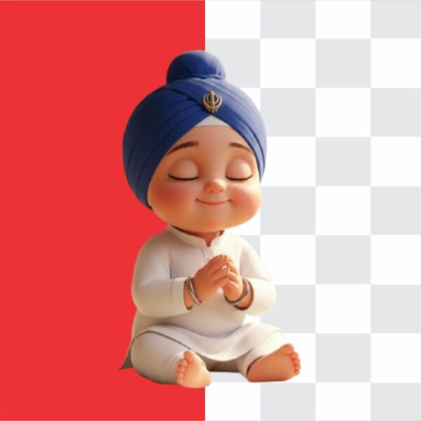 Punjabi Cute Pray Boy Png