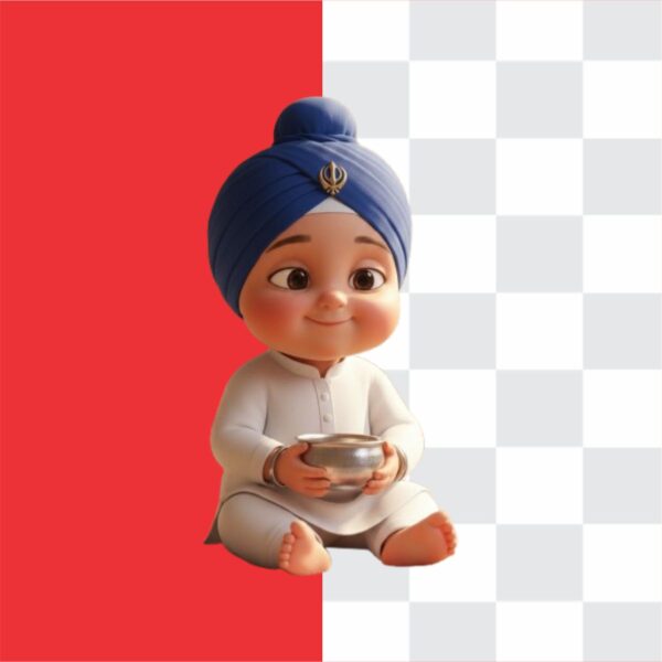 Punjabi Cute Sikh Boy Png