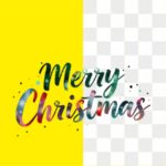Marry Crismistmas With Calegraphiy Style