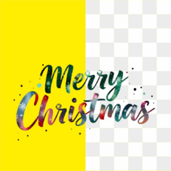 Marry Crismistmas With Calegraphiy Style