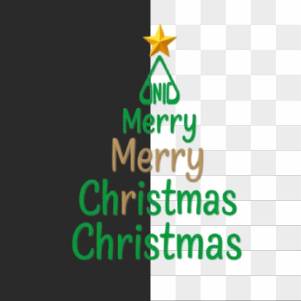 Marry Crismistmas with Star Png