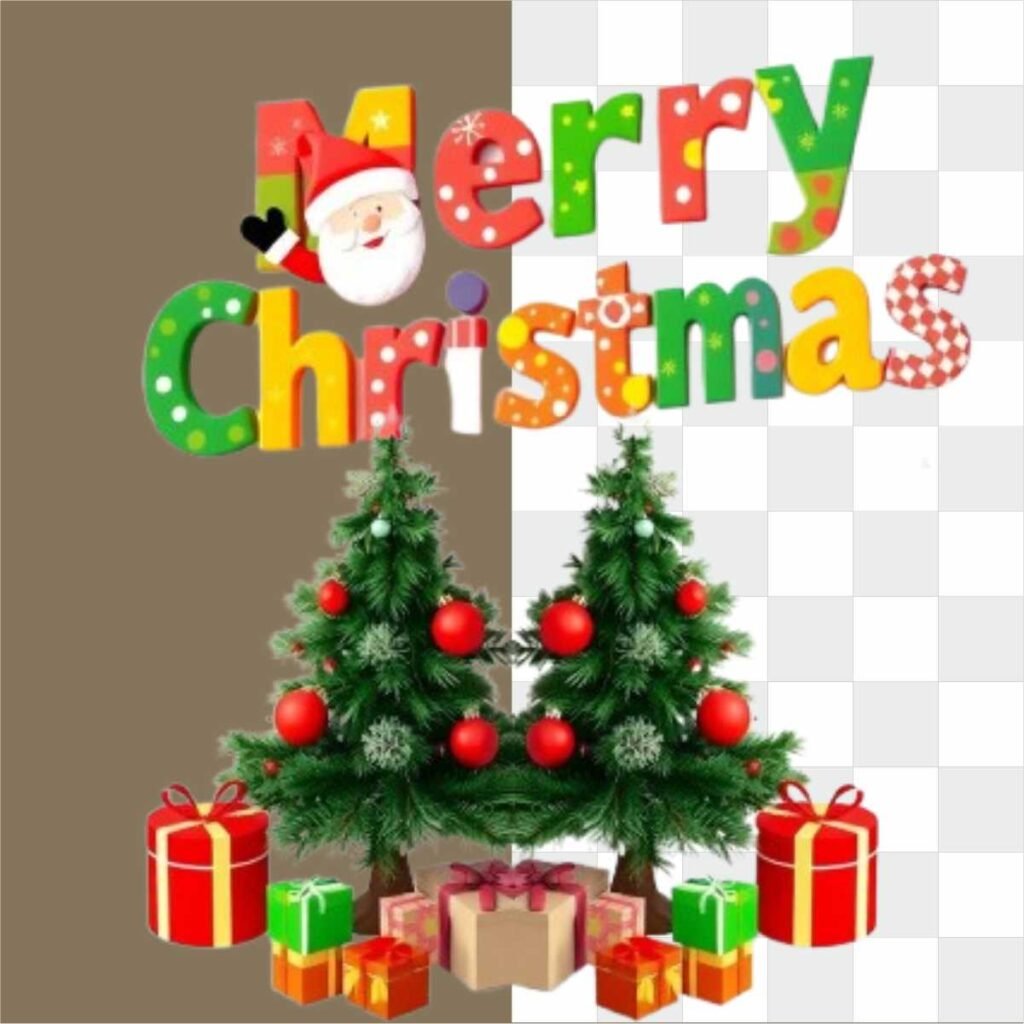 Marry Crismistmas Santa And Gift