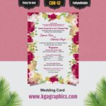 Digital Fancy Wedding Card Design