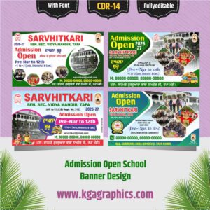 Admission Open School Banner Design