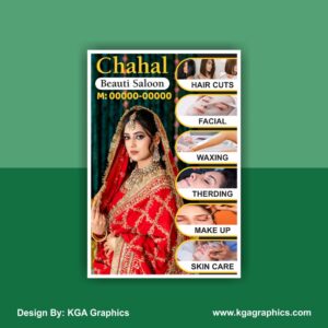 Beauty Parlour & Saloon Banner Design