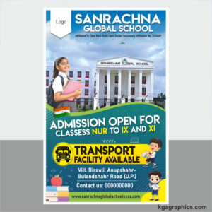 Indian School Banner and Template Design