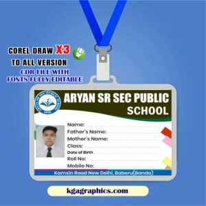 School Student Best Id Card Design