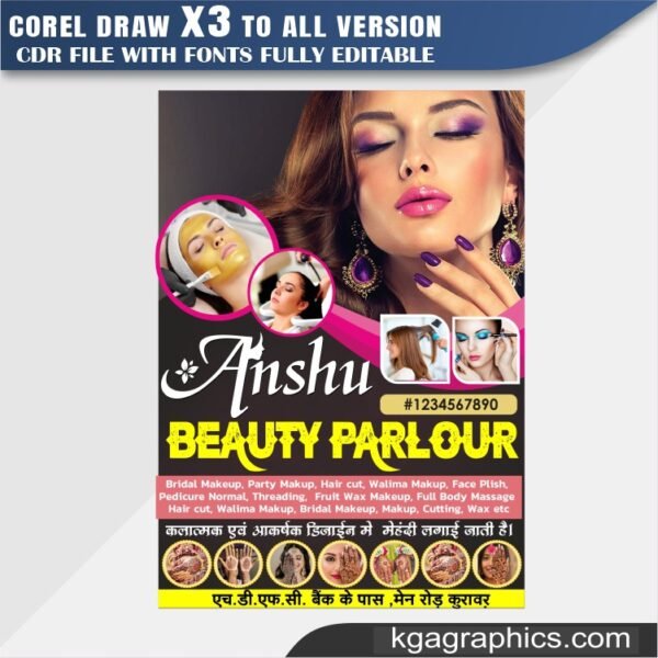 Beauty Parlour Saloon Banner Design1