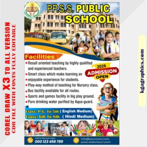 Best School Handbill Banner Design