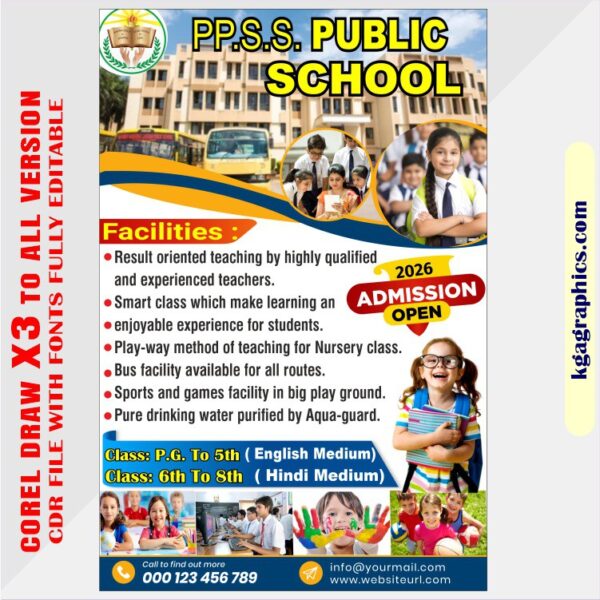 Best School Handbill Banner Design