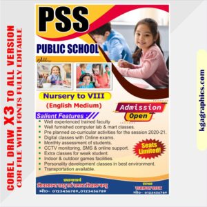 Best School Handbill Pumplate Design