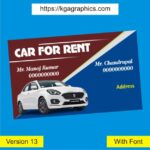 Car Service for Rent Business card Design