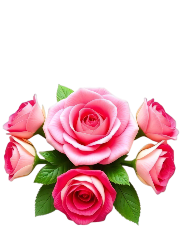 3d Pink Flower PNG for Free Download